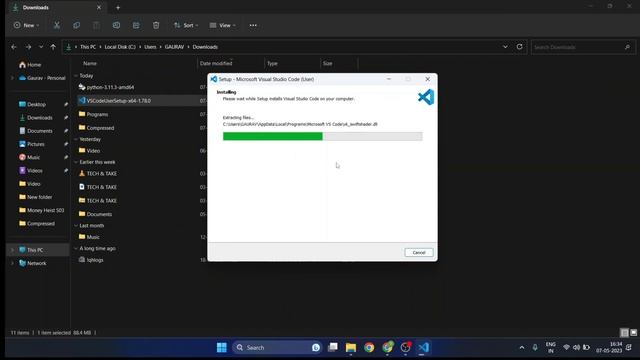 #1 Python and VS code Install Installation смотреть онлайн