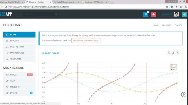 CakePhp 2 9 4 installation and Metronic Theme 5 implimentation Part a смотреть онлайн