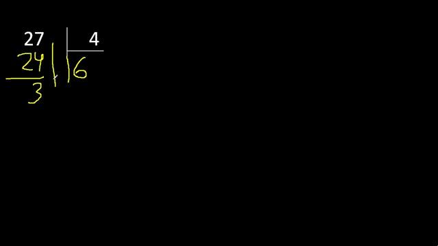 Dividir 27 entre 4 , division inexacta con resultado decimal . Como se dividen 2 numeros смотреть онлайн