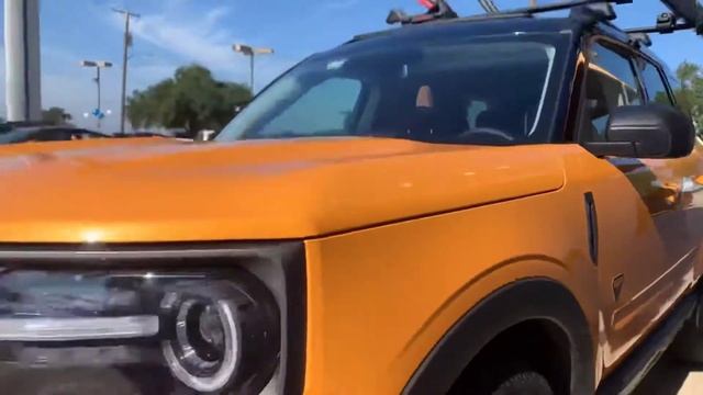 Cyber Orange Ford Bronco Sport Badlands at Terrebonne Ford, Houma, LA смотреть онлайн