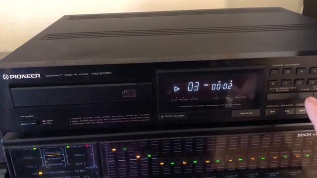 Pioneer PD-5050 vintage Cd player test смотреть онлайн