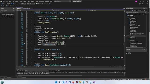 02-Pygame, Love2D and Monogame Comparison - Monogame - Enemy Sprites смотреть онлайн
