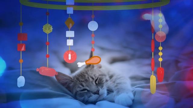 CAT MUSIC - ?? LULLABY FOR CAT OR KITTEN (SOOTHING MUSIC) 1 HOUR 4K смотреть онлайн