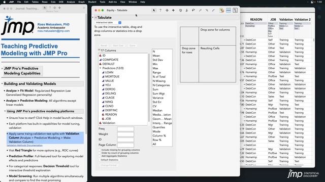 JMP Academic: Teaching Predictive Modeling with JMP Pro смотреть онлайн