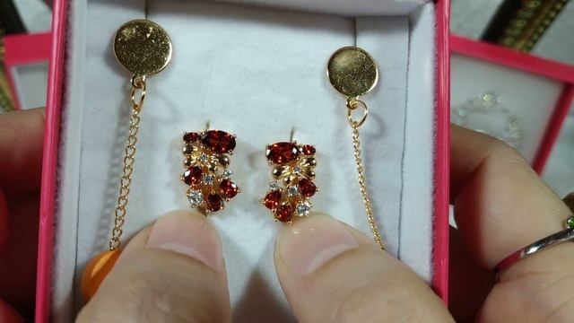Обзор 60, Бижутерия AliExpress, серьги, колье, броши смотреть онлайн