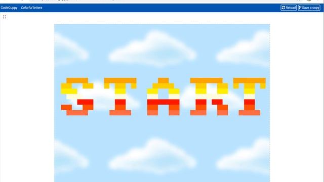 Animated colorful letters on HTML5 canvas using p5.js смотреть онлайн