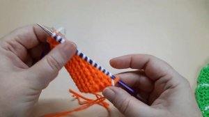 Подставка спицами Апельсин МК/Прихватка спицами мастер класс/Простая Салфетка спицами  к 8 марта