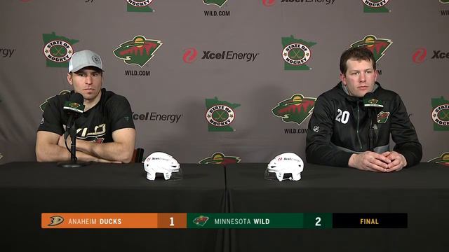 Ryan Suter & Zach Parise on Wild's 2-1 win over Ducks смотреть онлайн