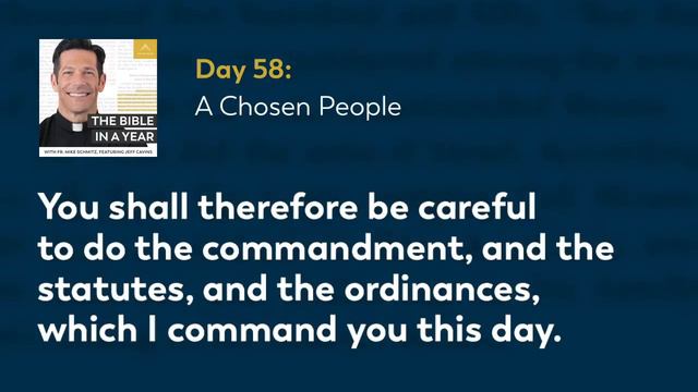 Day 58: A Chosen People — The Bible in a Year (with Fr. Mike Schmitz) смотреть онлайн