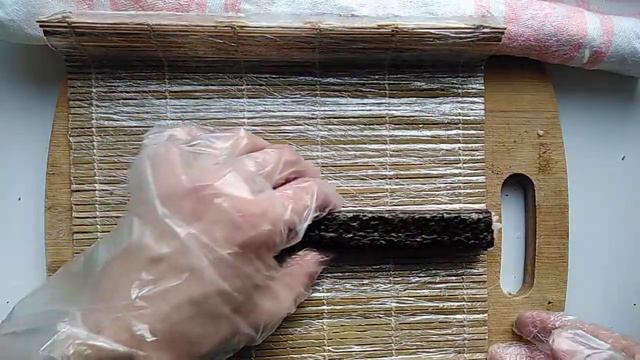 Роллы с лососем