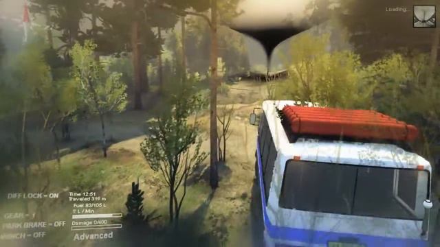 ОБЗОР МОДА В SPIN TIRES || ПАЗ 3205 || смотреть онлайн