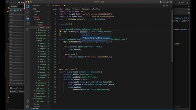 LeoECS Proto: Тест TypeScript-версии под CocosCreator
