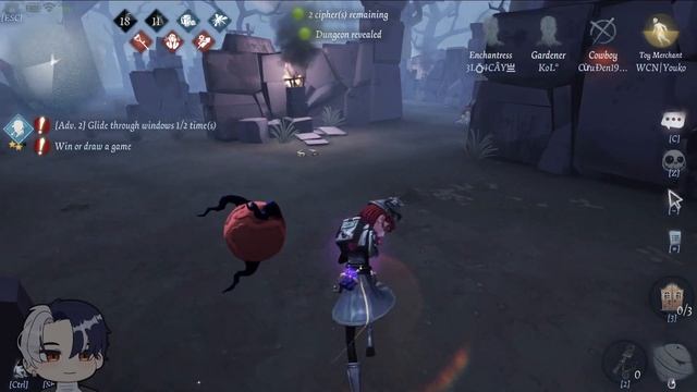 Former top5 Toy Merchant show off Perfect Plan | IDENTITY V смотреть онлайн