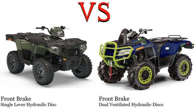 Polaris Sportsman 450 vs Arctic Cat Alterra MudPro 700 Test specification comparison смотреть онлайн