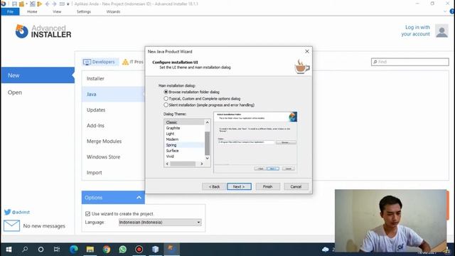 Tutorial Merubah File "JAVA" Menjadi File "EXE" Menggunakan NetBeans & Advanced Installer смотреть онлайн