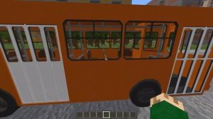 ЛАЗ 4202 В МАЙНКРАФТ ПЕ! ОБЗОР НА АВТОБУС | MINECRAFT PE