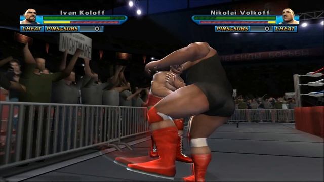 Играю в Showdown: Legends of Wrestling - Ivan Koloff vs. Nikolai Volkoff (USSR Hardcore Match) смотреть онлайн