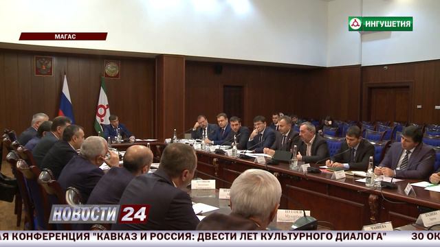 В Правительстве Ингушетии обсудили ход реализации национальных проектов. смотреть онлайн