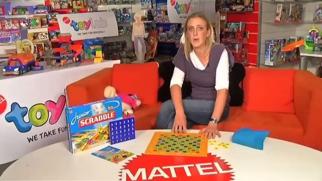 Junior Scrabble Crossword Game from Mattel's ToyLab.com.au смотреть онлайн