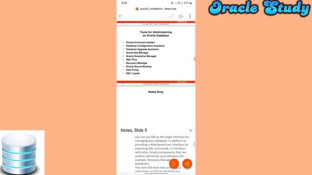 Explain Tools for administering an Oracle database смотреть онлайн