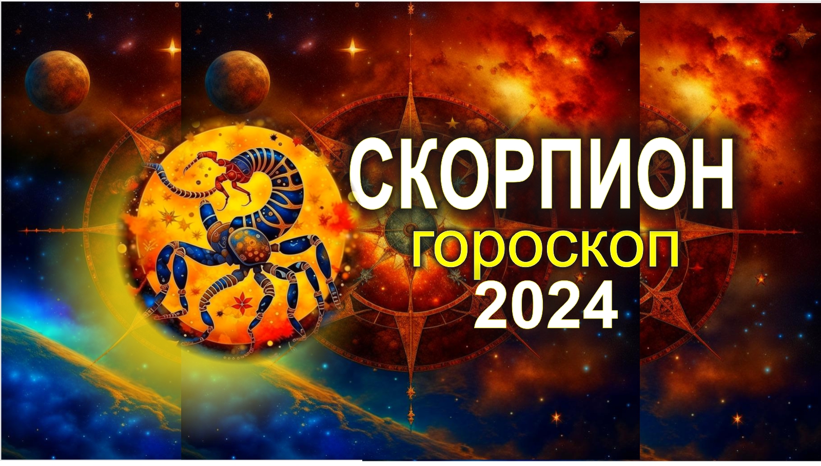 Скорпион. Большой  гороскоп на 2024 год