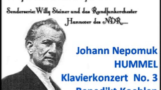 Johann Nepomuk Hummel Klavierkonzert No. 3 смотреть онлайн
