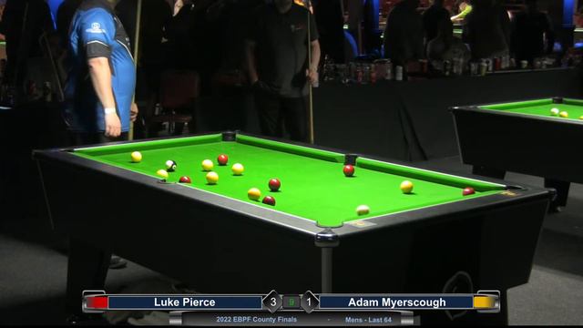 2022 EBPF County Finals -Mens - Last 64 - Luke Pierce v Adam Myerscough смотреть онлайн