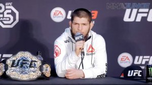 Интервью Хабиба Нурмагомедова после Боя UFC 223