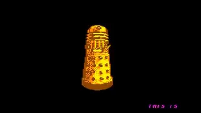 Dalek Attack - Doctor Dr Who Intro titles - Commodore 64 C64 смотреть онлайн