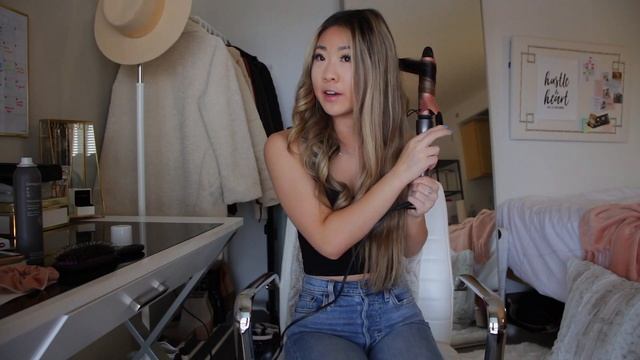 My Everyday Hair Curling Routine | Super Easy Hair Tutorial!! смотреть онлайн