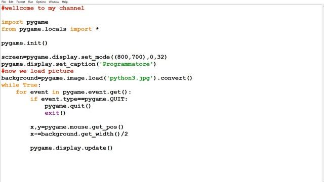 pygame mouse cursor in python смотреть онлайн