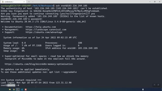 SSH vào Server Ubuntu Thật | Sử dụng Server Ubuntu trong Thực Tế смотреть онлайн