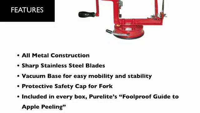 Make Apple Pies the Easy Way, with the Purelite™ Apple Peeler смотреть онлайн