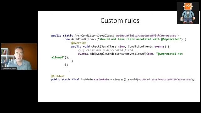 Test your architecture with ArchUnit, by Michel Schudel смотреть онлайн