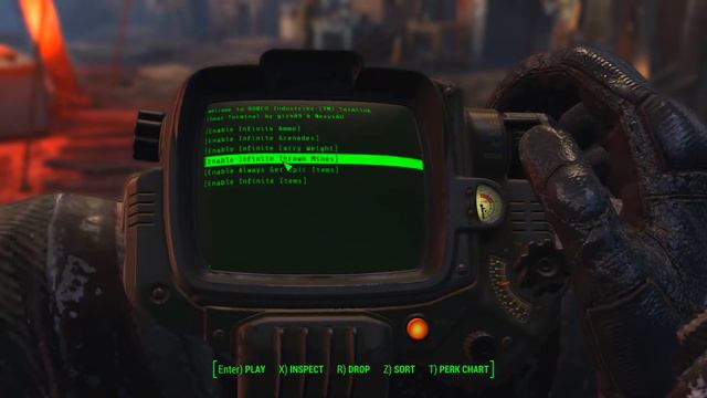 Fallout 4 - Cheat Terminal Mod смотреть онлайн