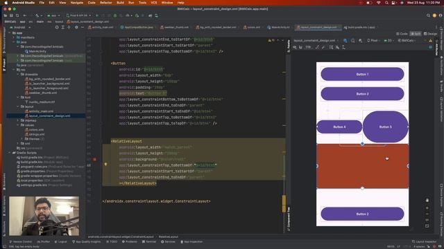 Master Constraint layout in 1 video| Android using kotlin| Episode 8 смотреть онлайн