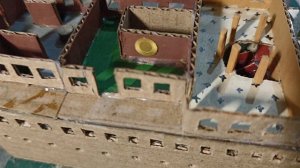 Как Сделать Корабль. Картонный корабль Oceanic Hope с помещениями внутри.  Туториал как сделать.