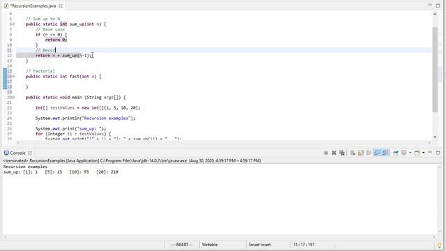 Java Recursion part 1 - Recursive Functions смотреть онлайн