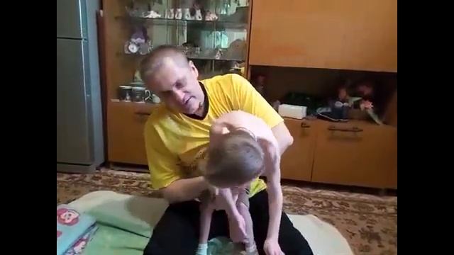 Лечение ДЦП - Саша 3 мальчик начали 07.2017