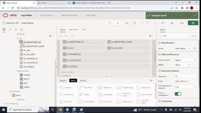 7. ORACLE APEX | Dynamic Action | HTML Button | Inline Dialogue Windows смотреть онлайн