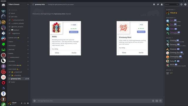 Discord Giveaway Bot Comparison - Find the best Discord bot for giveaways! смотреть онлайн