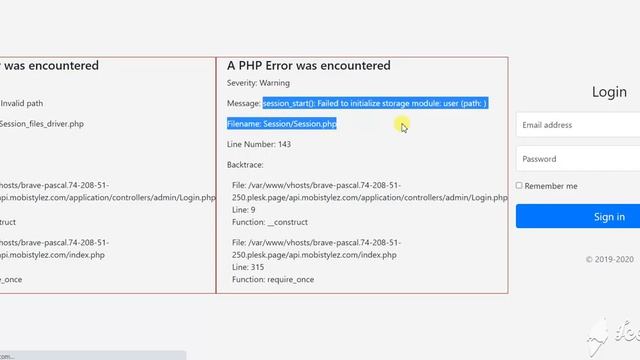 PHP Fatal error: session_start(): Failed to initialize storage module: user смотреть онлайн