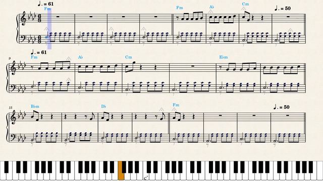 ⛸️ Kirill Richter — In Memoriam Piano Sheet Music смотреть онлайн