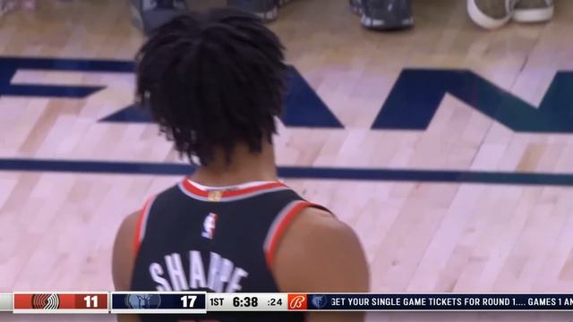 Ja Morant crazy poster dunk on Drew Eubanks then Shaedon Sharpe throws down nice dunk смотреть онлайн