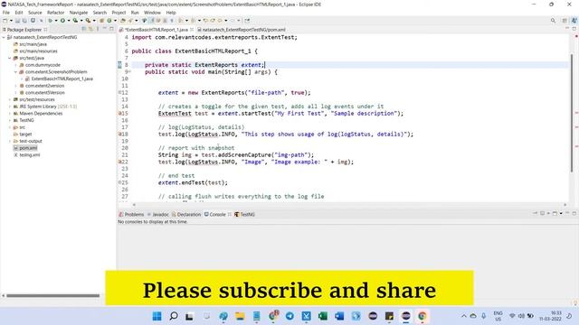 #ExtentReport - 1 | Create a Simple Extent Report V2 :: Part 1 - For Beginners | #NATASATech смотреть онлайн