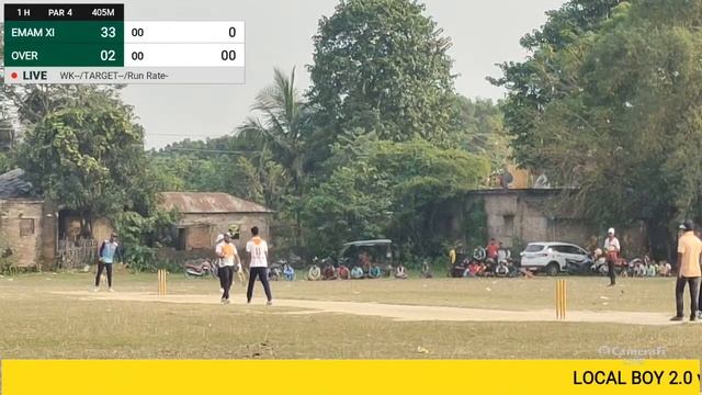 LOCAL BOY 2.0 vs EMAM XI 1ST SEMIFINAL 1ST INNINGS CRICKET LIVE MATCH BHALUKA смотреть онлайн