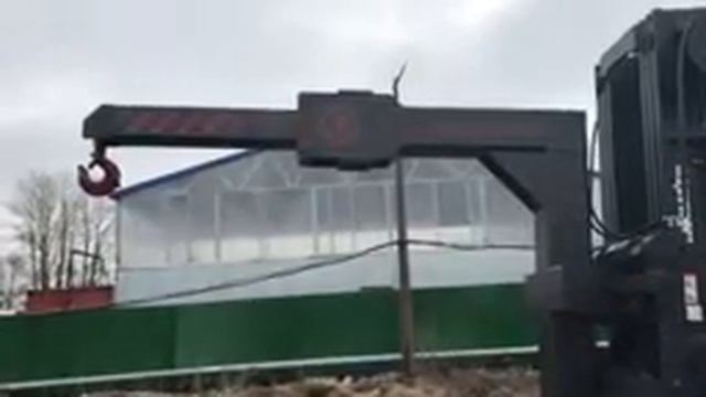 Гидравлическая кран-балка для погрузчика смотреть онлайн