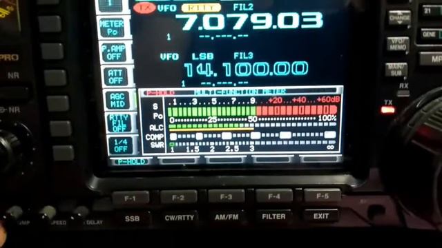 Слушаем эфир на icom756PRO смотреть онлайн