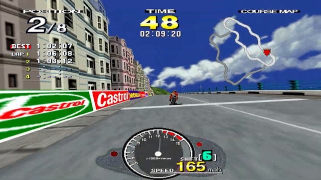 Manx TT Super Bike (Rev C.Twin) - SEGA Model 2 - Race Mod MT смотреть онлайн