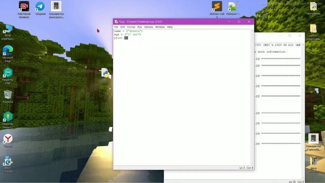 Python с нуля | print, переменные, input. Урок 1 смотреть онлайн